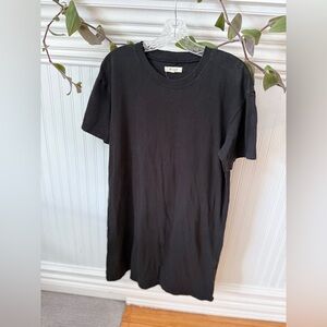 Madewell Black T-Shirt Dress - Medium